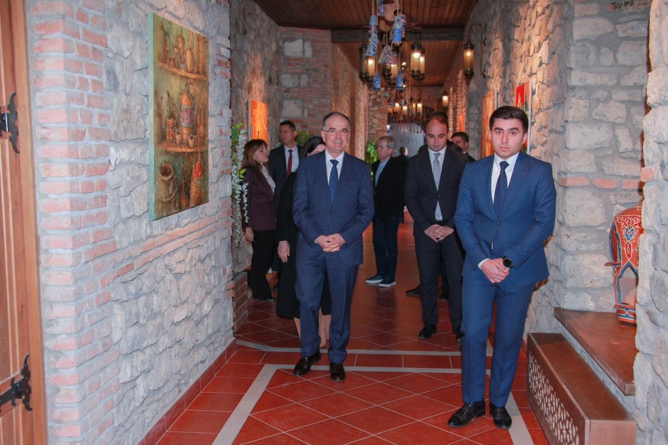 Albaniya Prezidenti “ABAD” Keramika Mərkəzində olub - FOTO