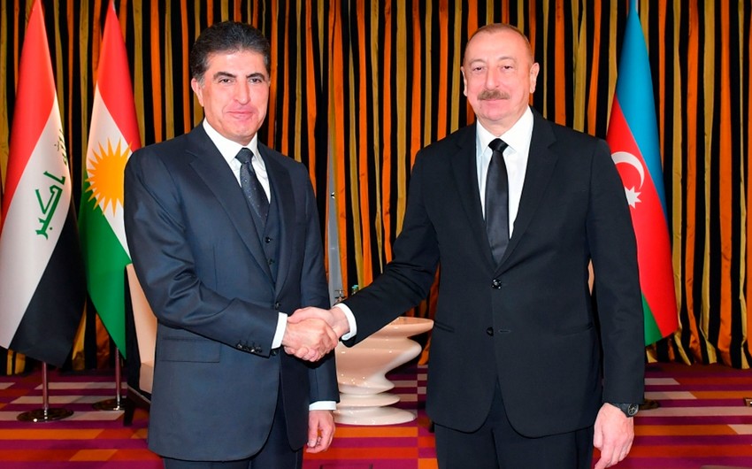 Münxendə Azərbaycan Prezidenti ilə İraq Kürdüstan Regionunun Başçısının görüşü olub - YENİLƏNİB